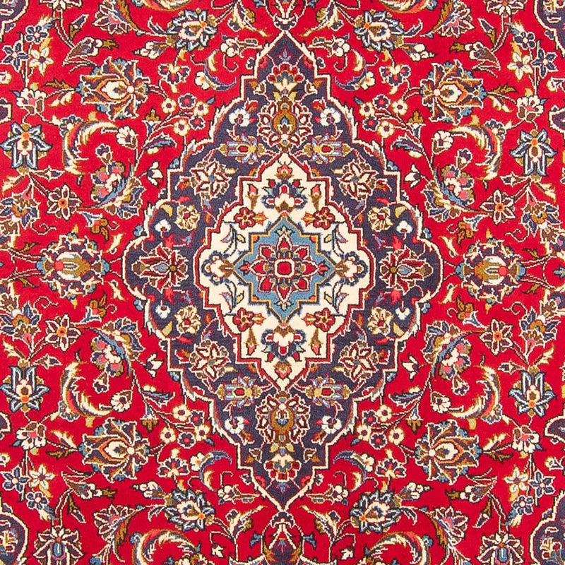 Alfombra persa - Keshan - 307 x 198 cm - rojo