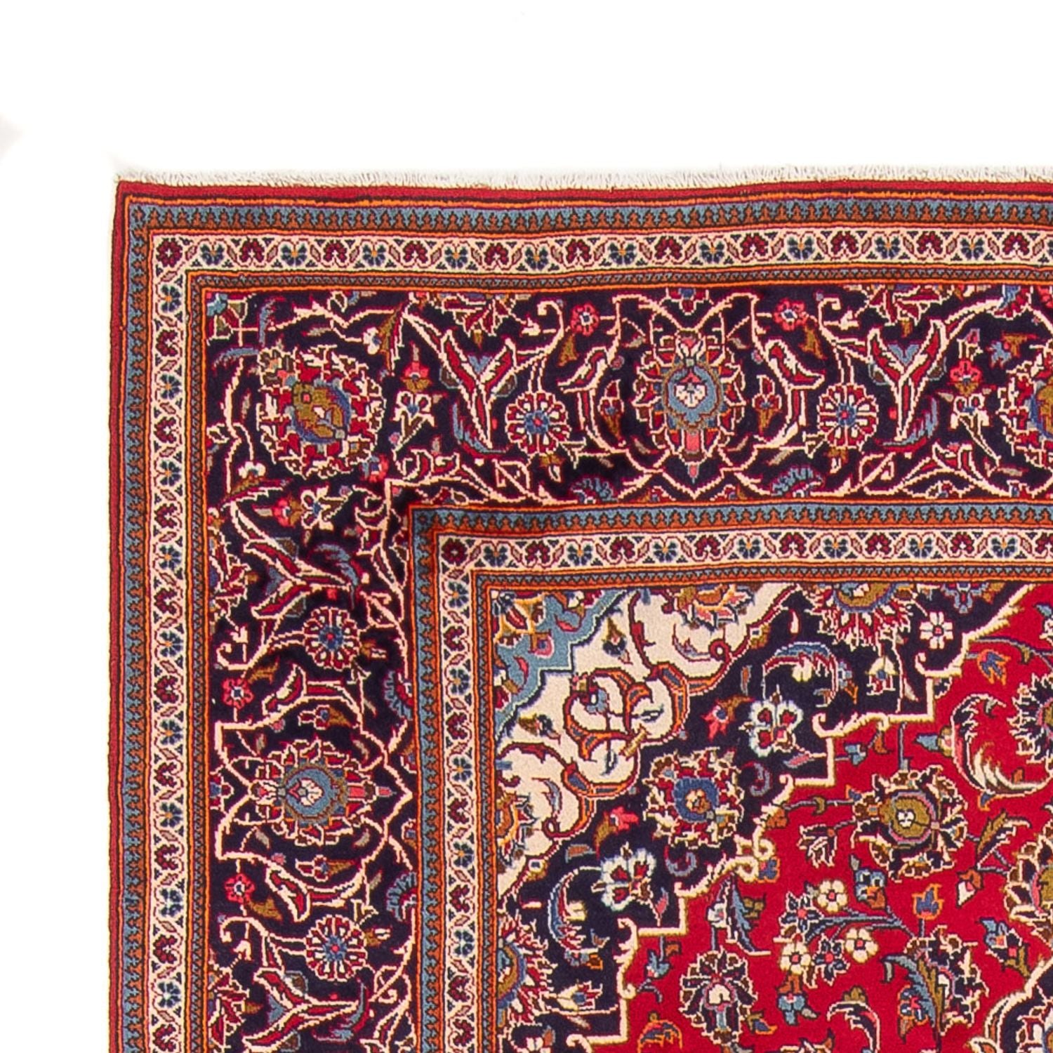 Alfombra persa - Keshan - 310 x 196 cm - rojo