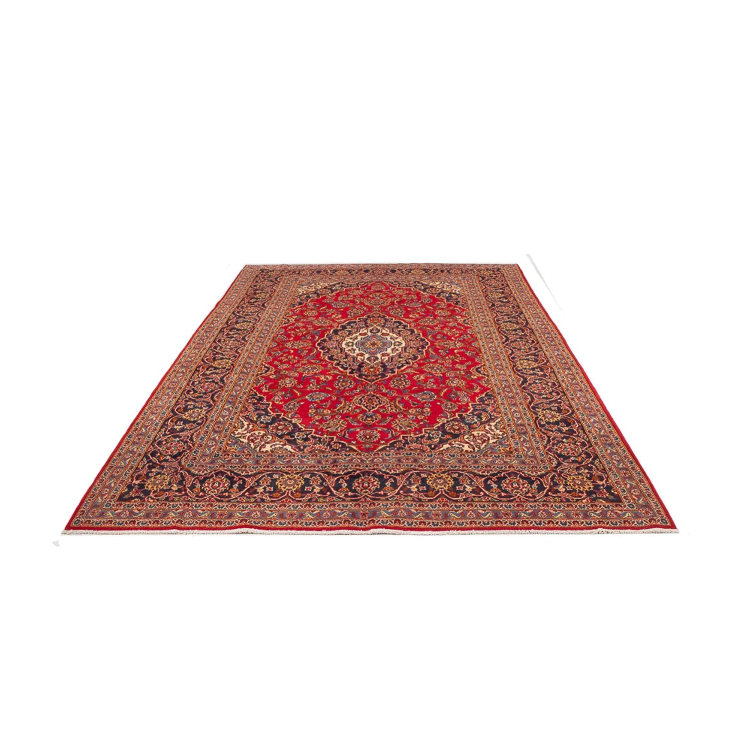Alfombra persa - Keshan - 304 x 200 cm - rojo