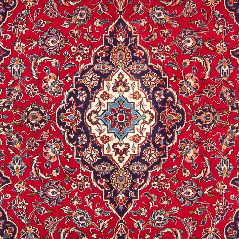 Alfombra persa - Keshan - 302 x 202 cm - rojo