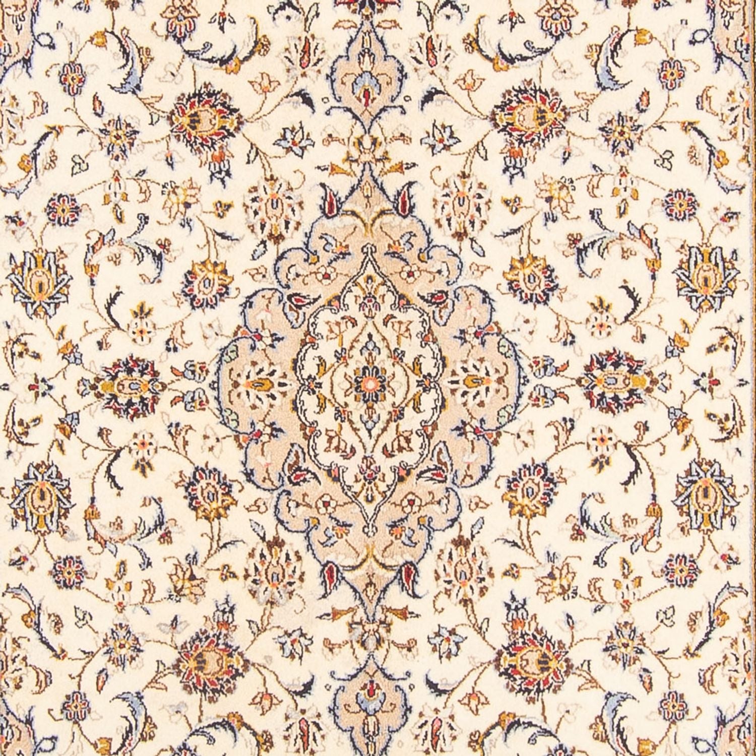 Alfombra persa - Keshan - 310 x 197 cm - crema