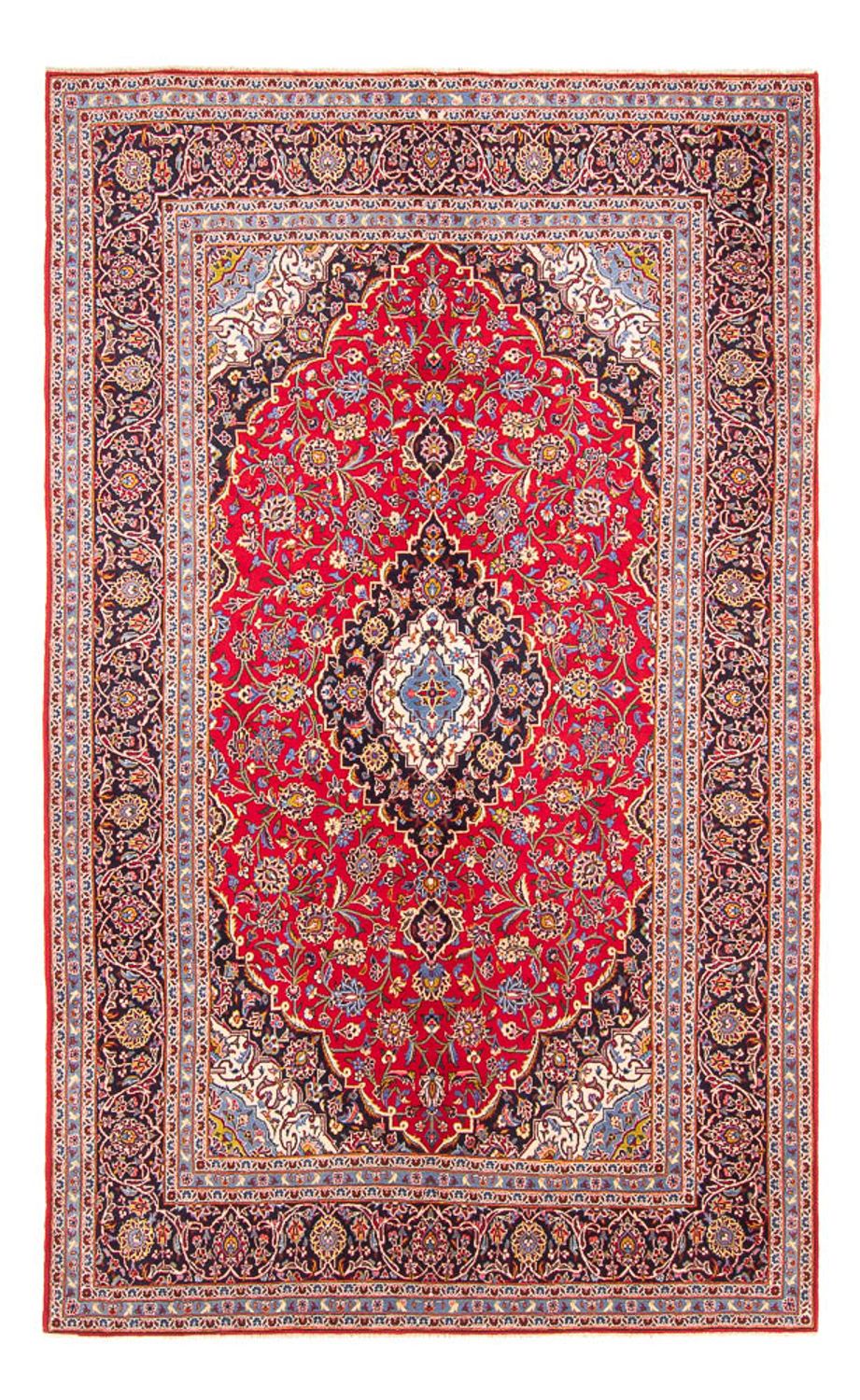 Alfombra persa - Keshan - 306 x 200 cm - rojo