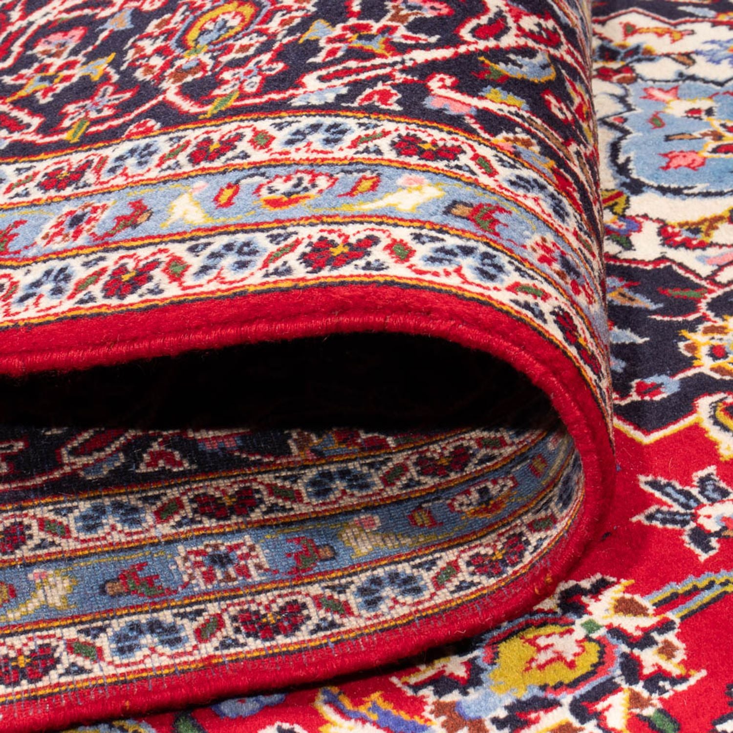 Alfombra persa - Keshan - 306 x 200 cm - rojo