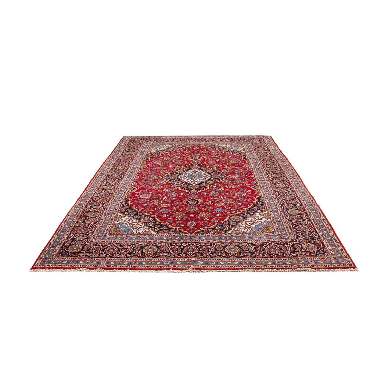 Alfombra persa - Keshan - 306 x 200 cm - rojo