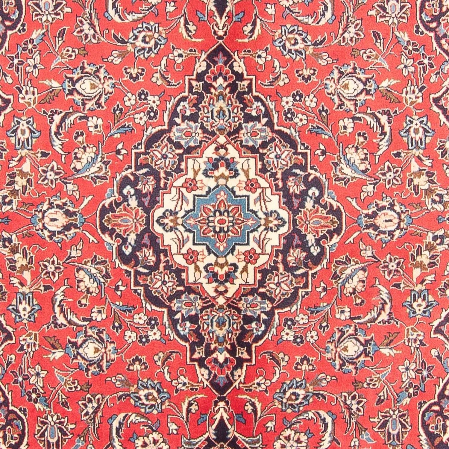 Alfombra persa - Keshan - 309 x 198 cm - rojo