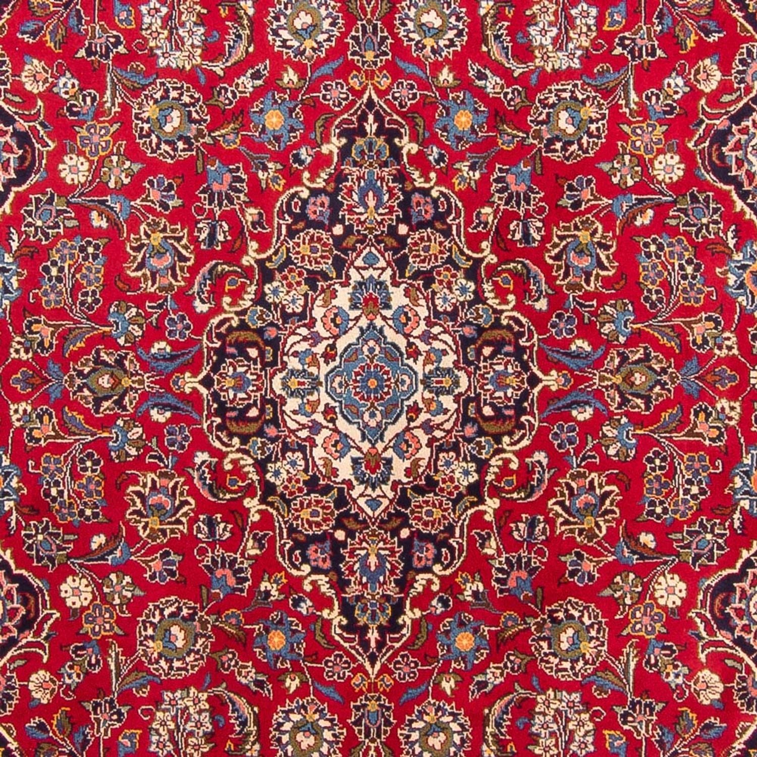 Alfombra persa - Keshan - 303 x 202 cm - rojo