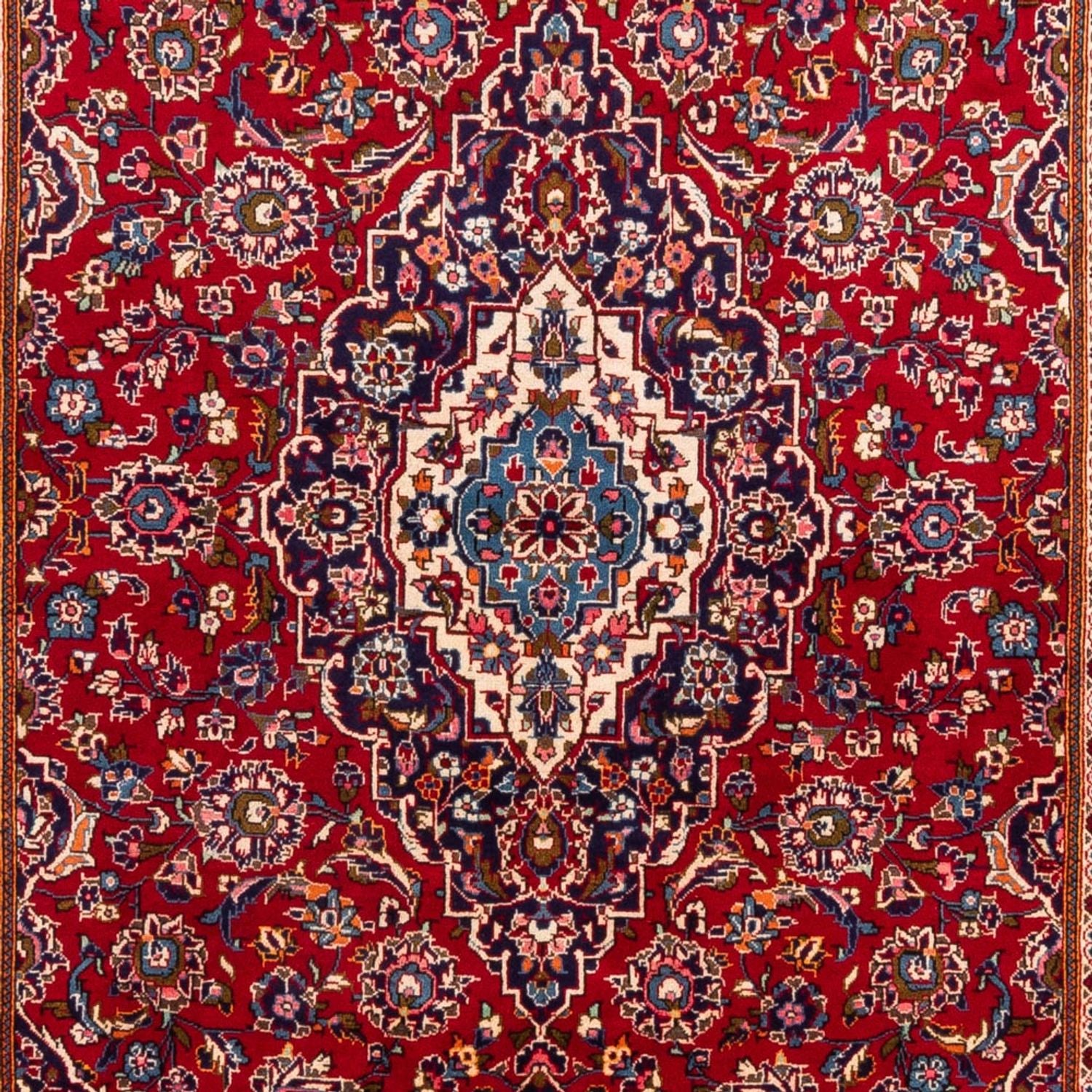 Alfombra persa - Keshan - 306 x 200 cm - rojo
