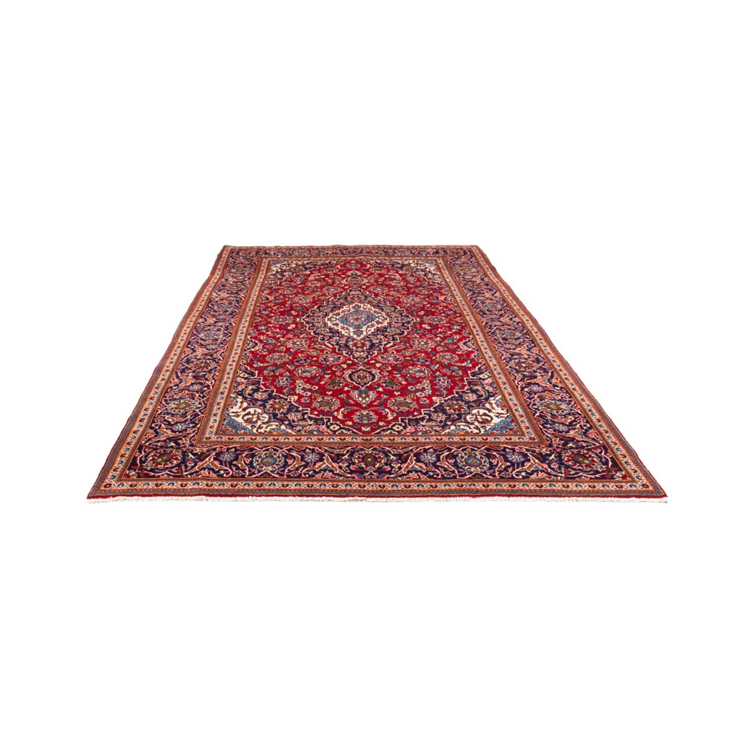 Alfombra persa - Keshan - 306 x 200 cm - rojo