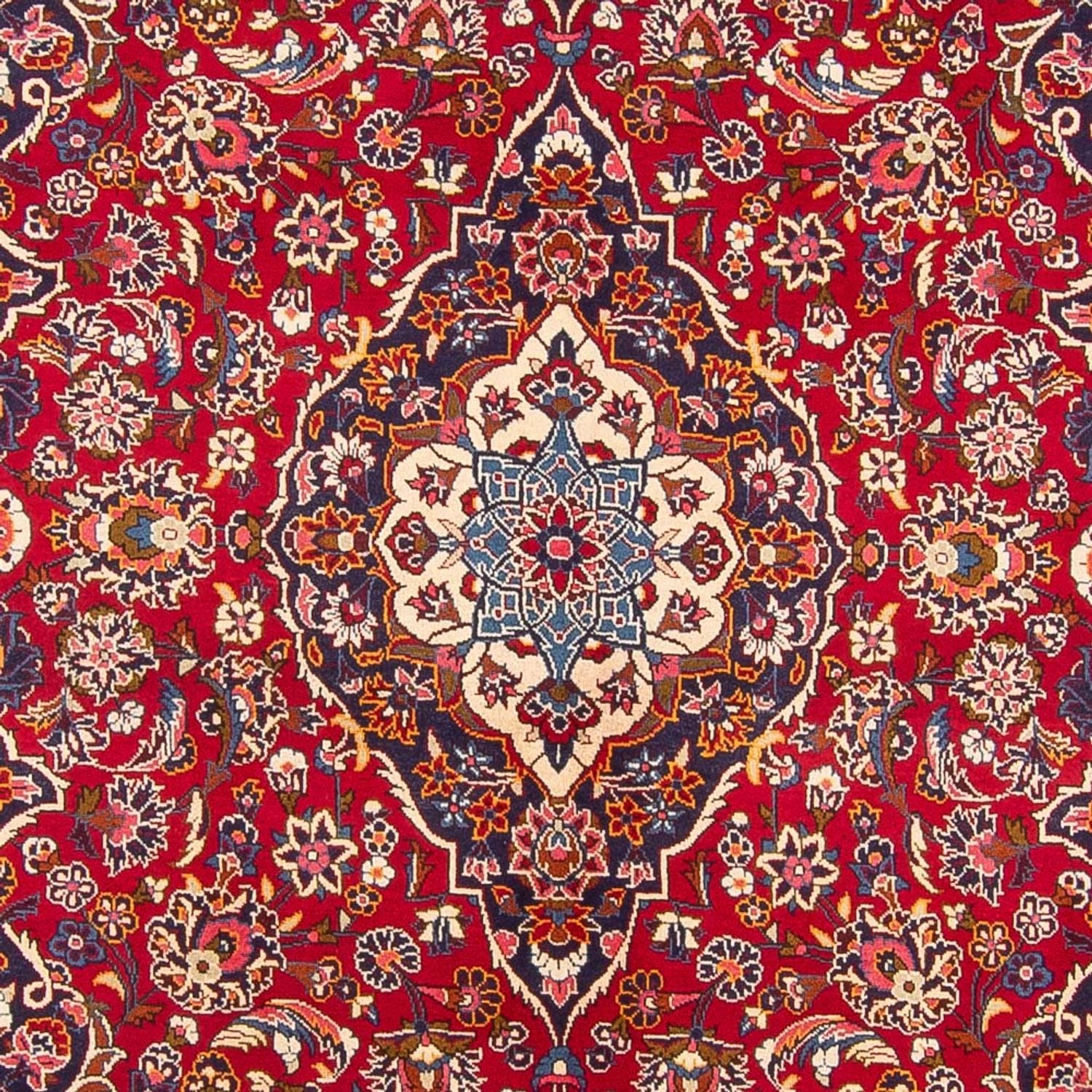 Alfombra persa - Keshan - 303 x 202 cm - rojo