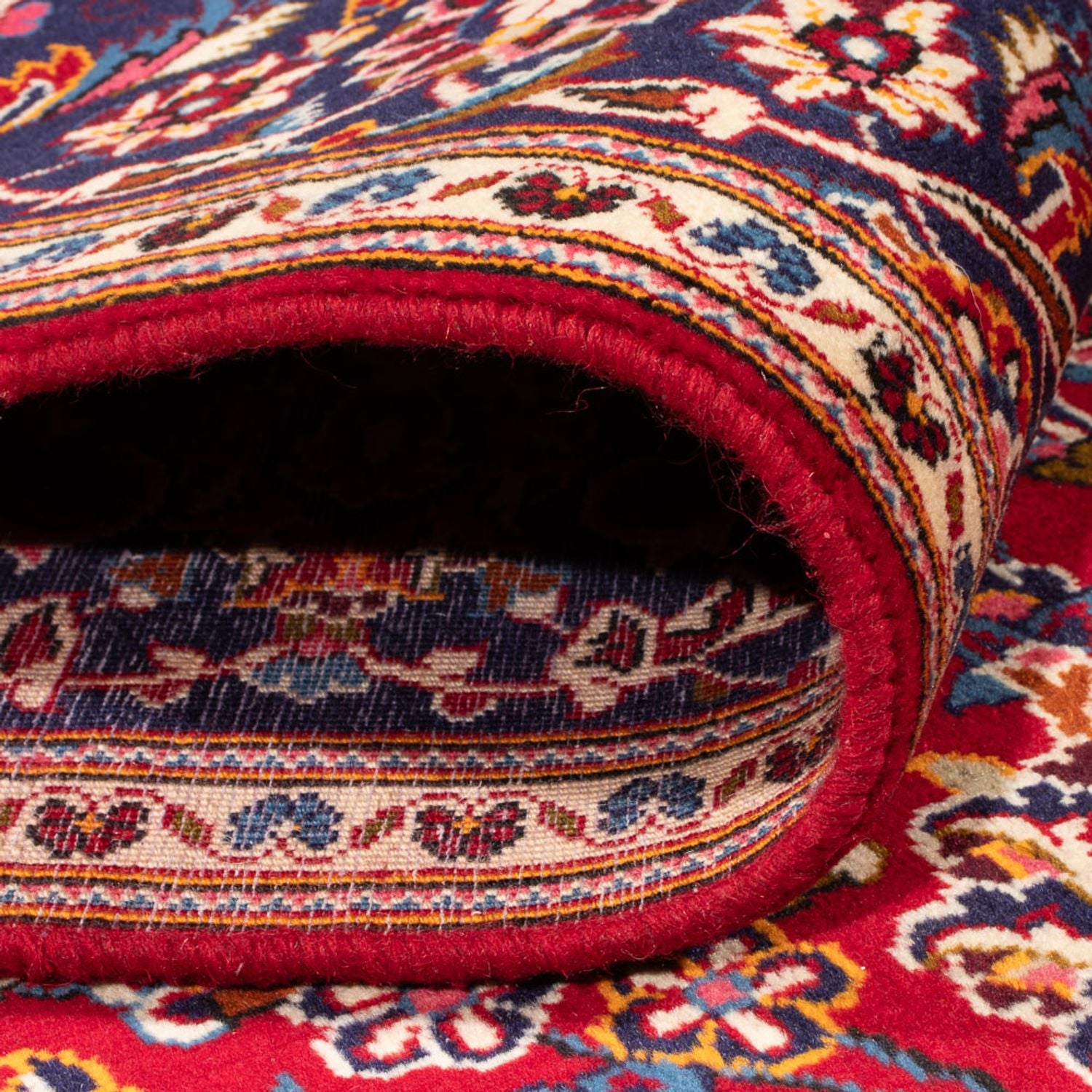 Alfombra persa - Keshan - 303 x 202 cm - rojo