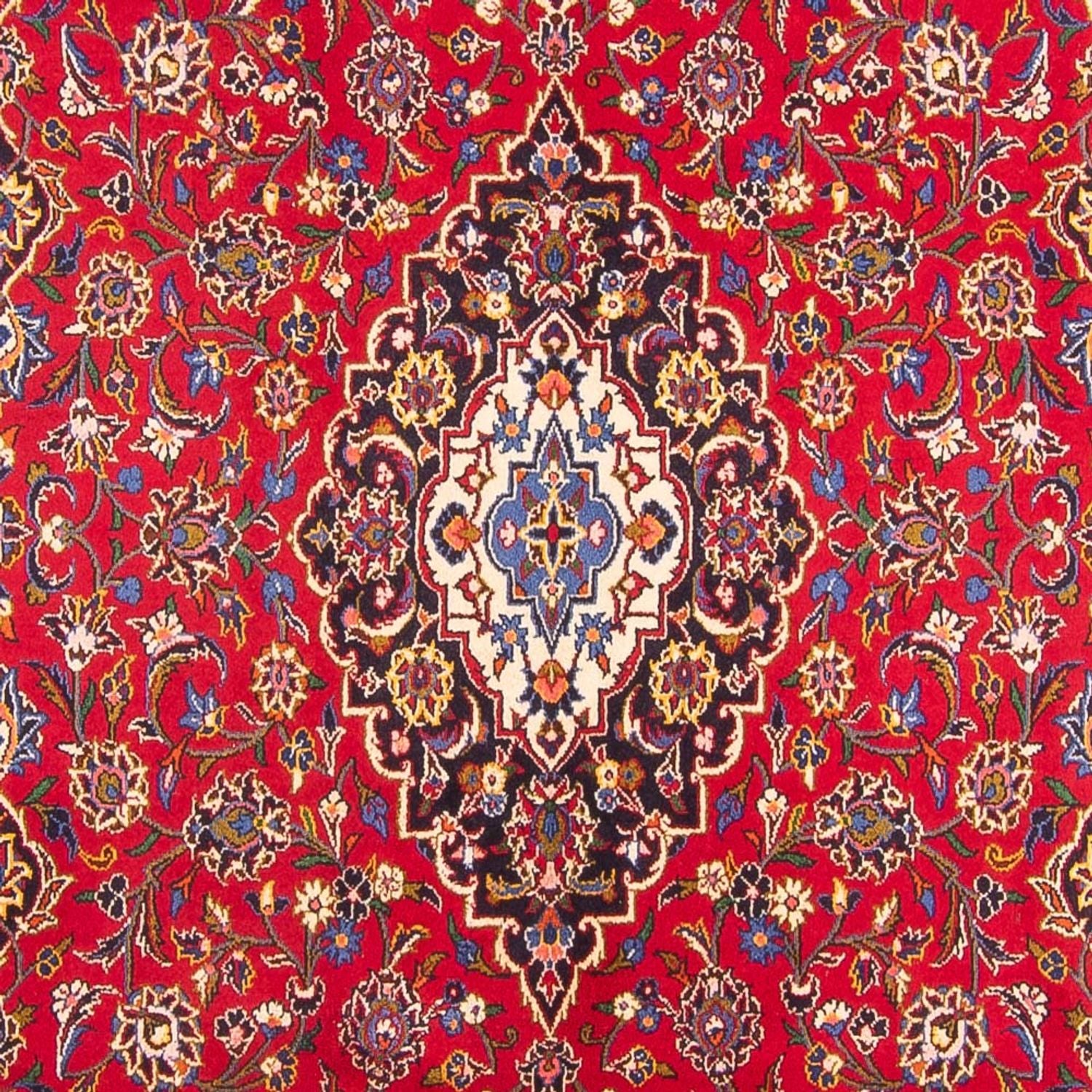 Alfombra persa - Keshan - 306 x 200 cm - rojo