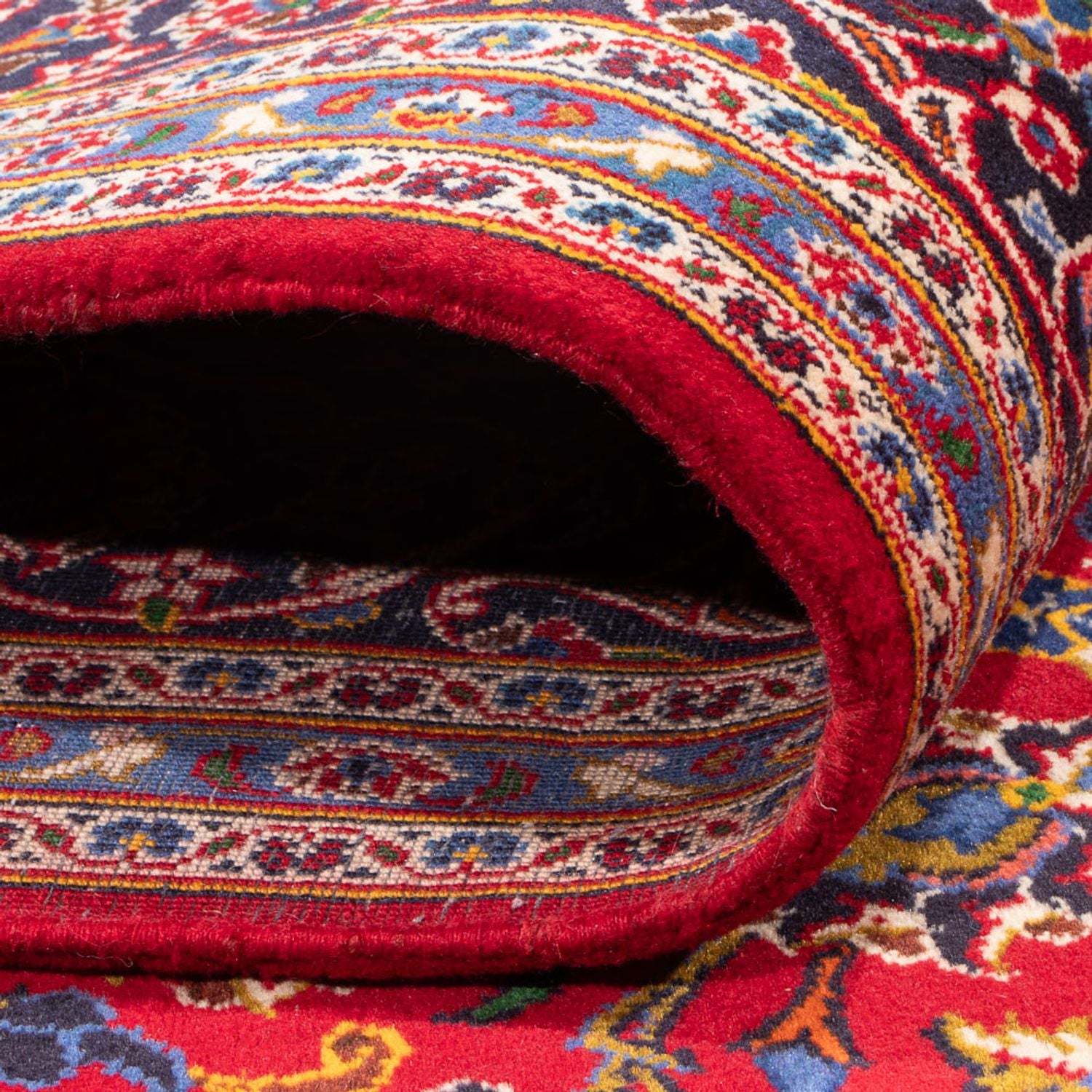 Alfombra persa - Keshan - 306 x 200 cm - rojo