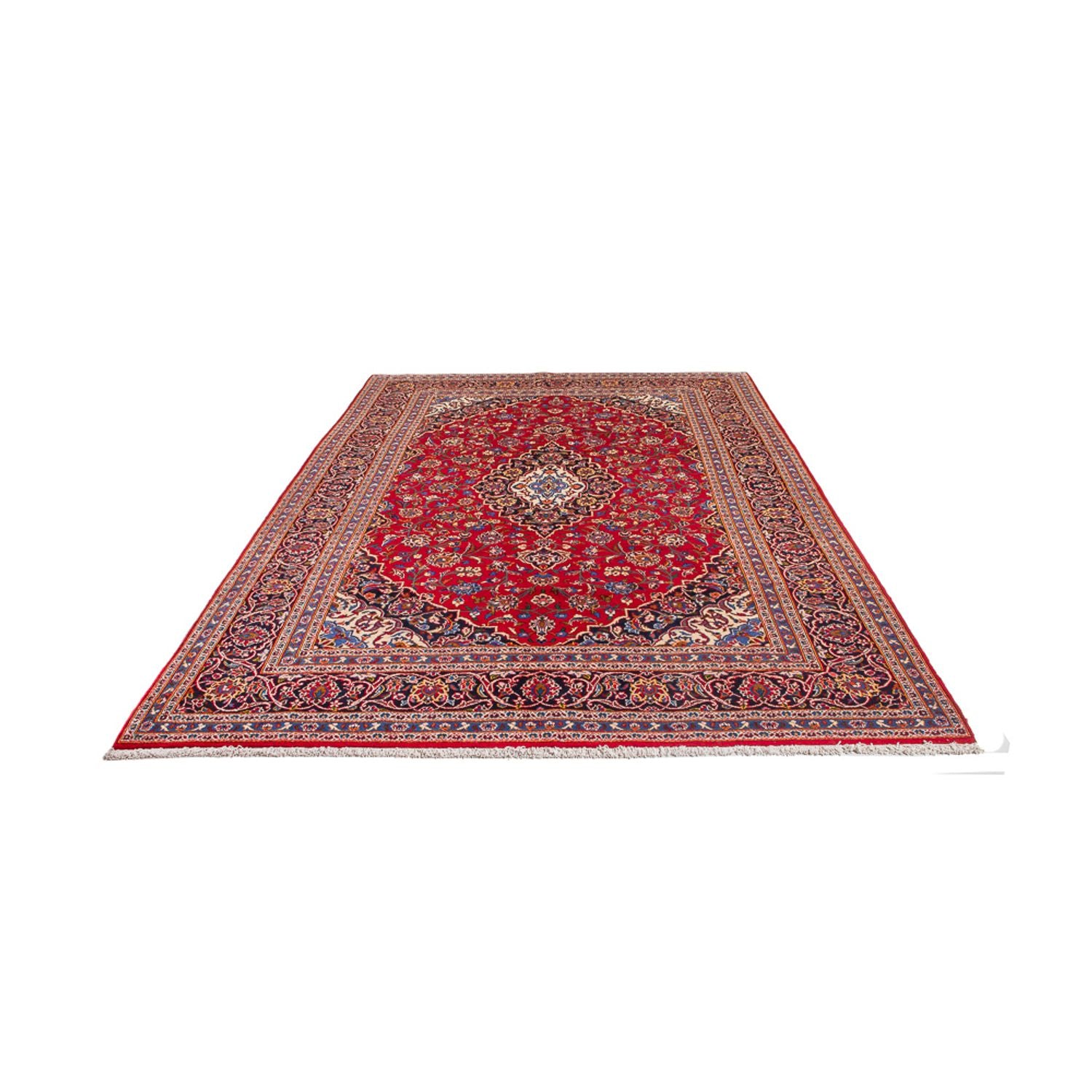 Alfombra persa - Keshan - 306 x 200 cm - rojo