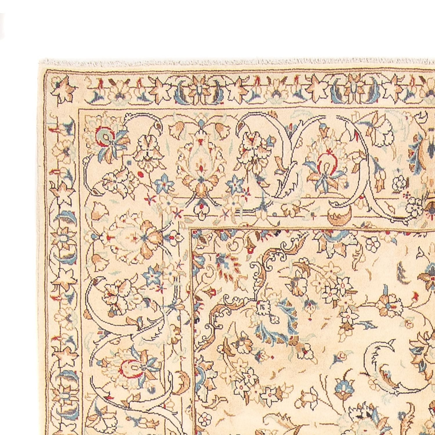 Alfombra persa - Keshan - 316 x 194 cm - beige