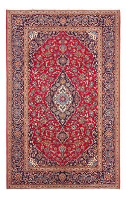 Alfombra persa - Keshan - 302 x 203 cm - rojo