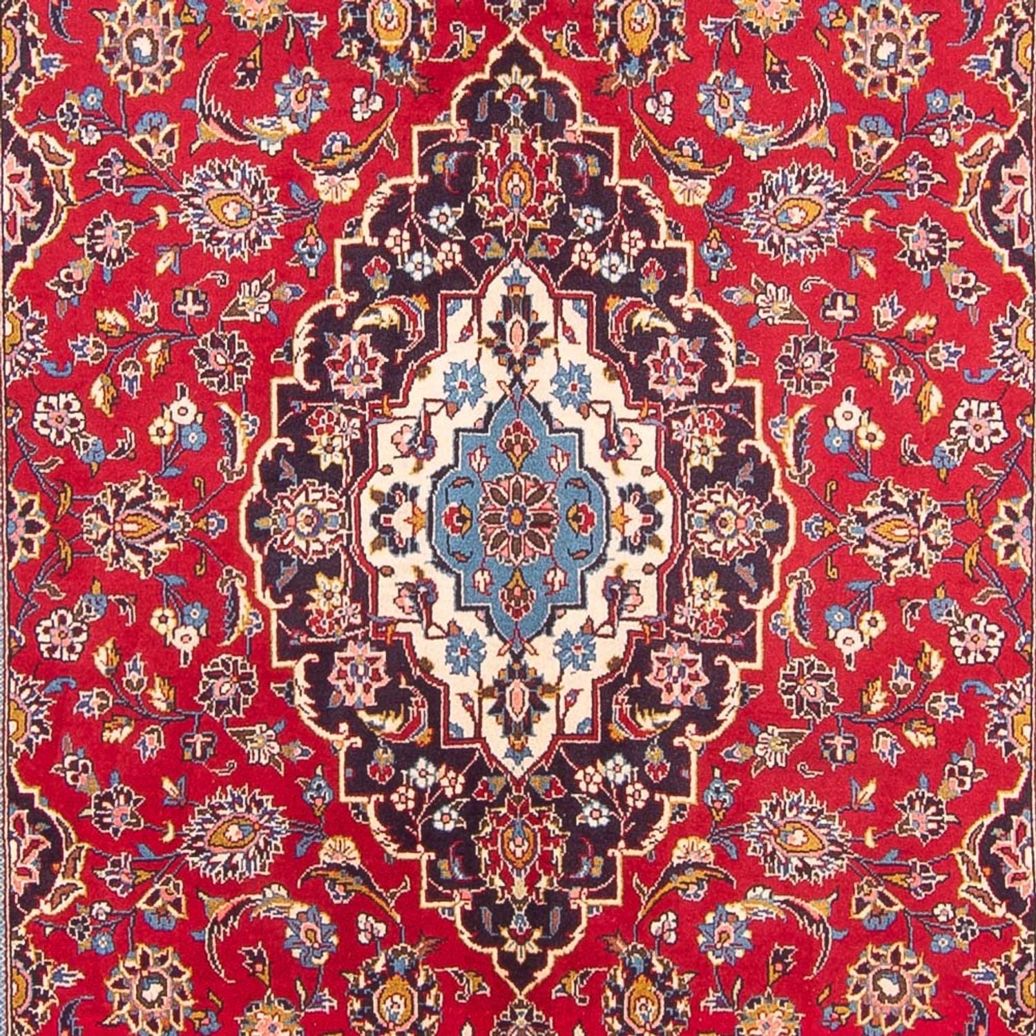 Alfombra persa - Keshan - 307 x 200 cm - rojo