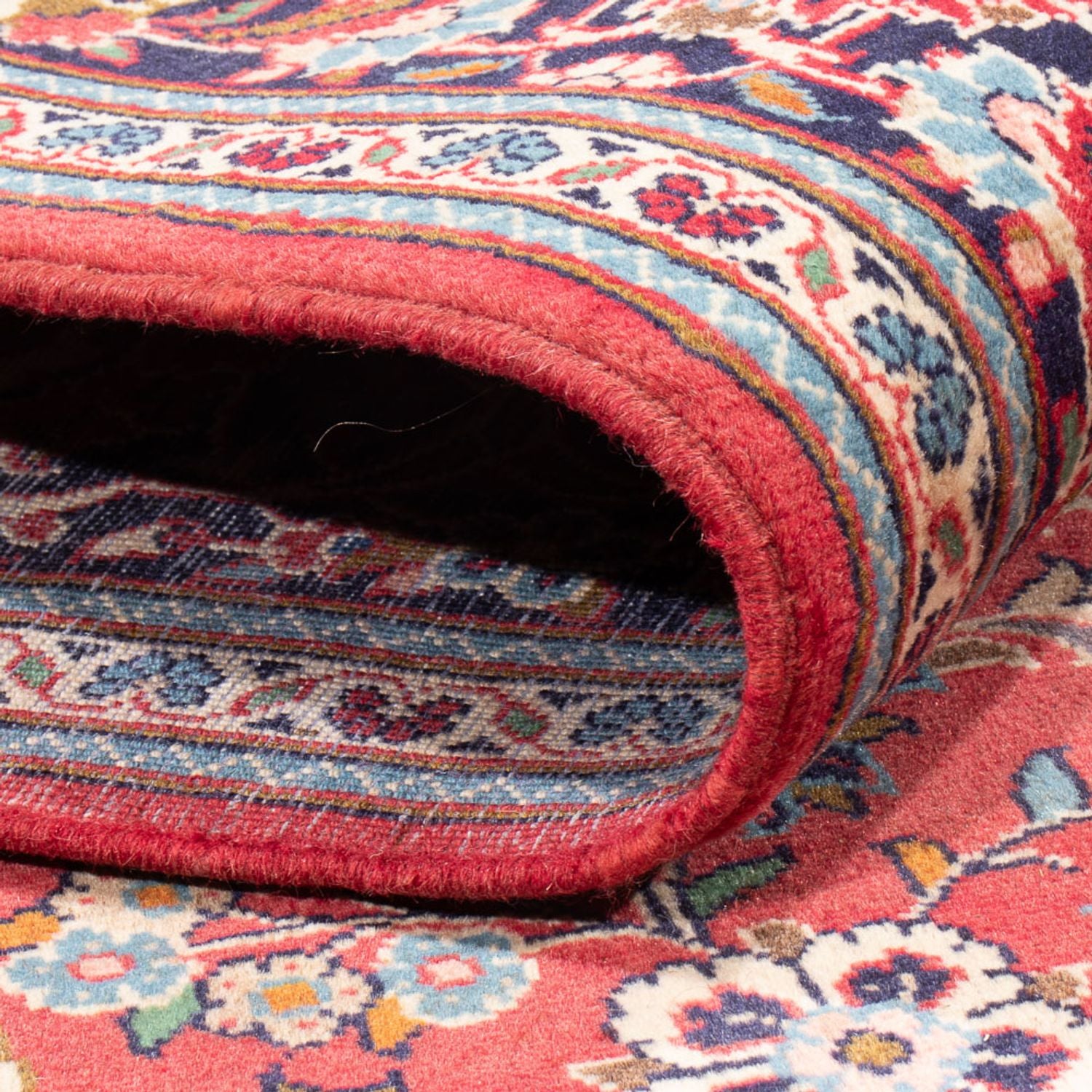 Alfombra persa - Keshan - 310 x 198 cm - rojo