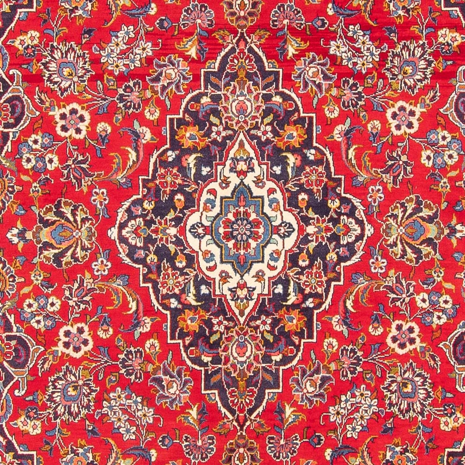 Alfombra persa - Keshan - 315 x 195 cm - rojo