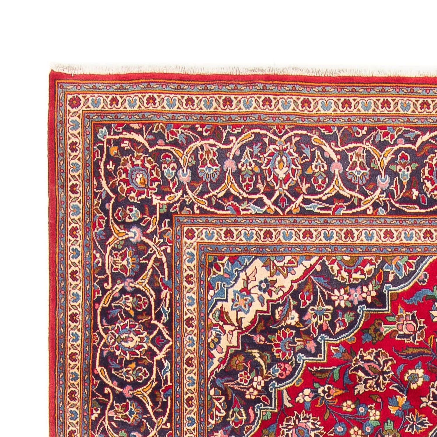 Alfombra persa - Keshan - 307 x 200 cm - rojo
