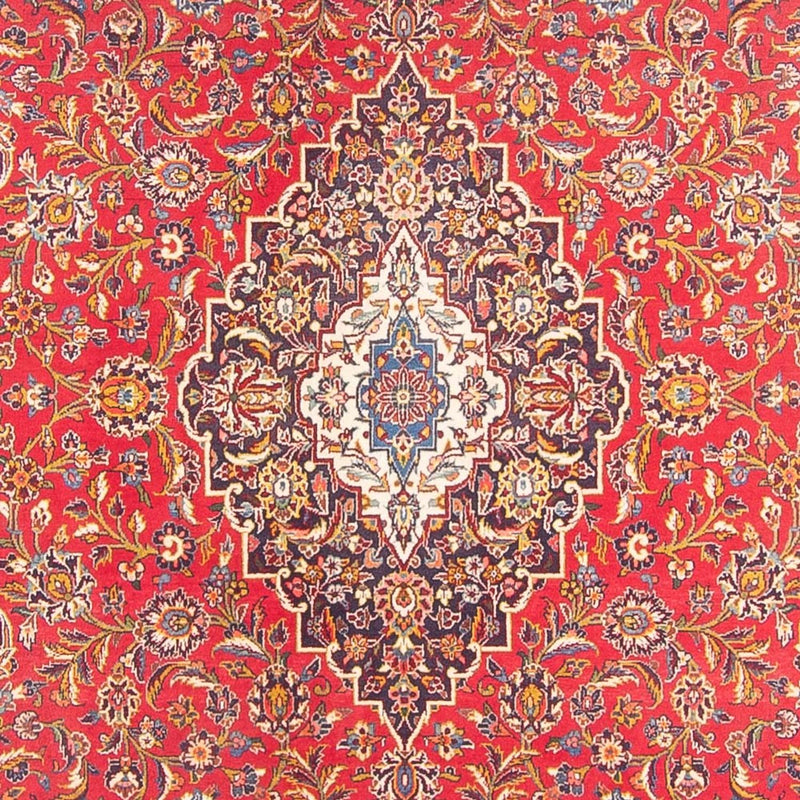 Alfombra persa - Keshan - 297 x 207 cm - rojo