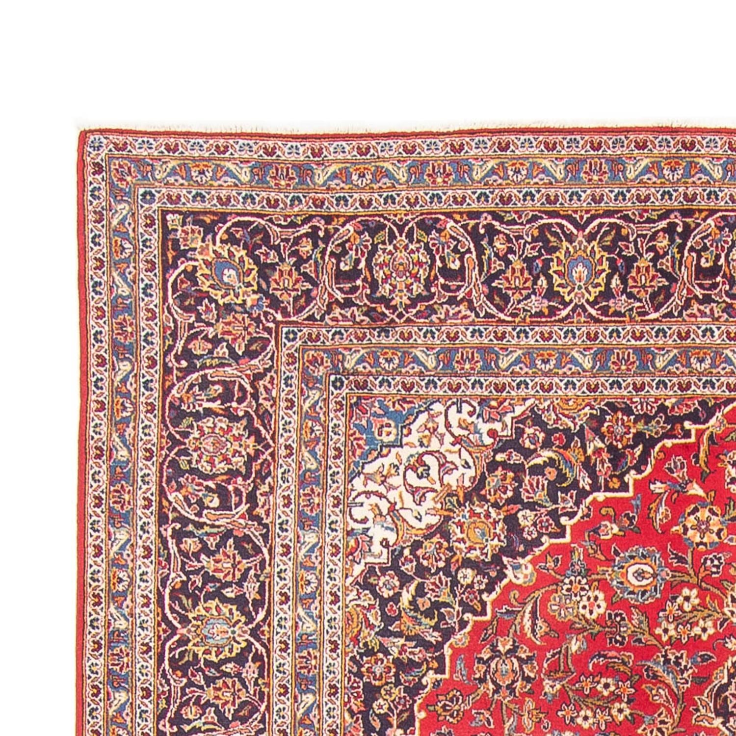 Alfombra persa - Keshan - 297 x 207 cm - rojo