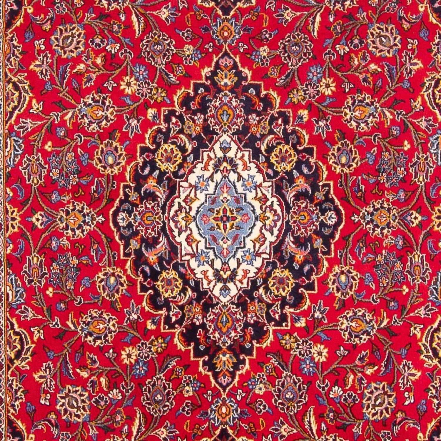 Alfombra persa - Keshan - 313 x 197 cm - rojo