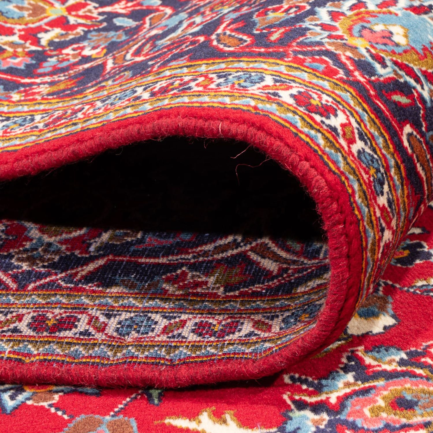 Alfombra persa - Keshan - 303 x 204 cm - rojo