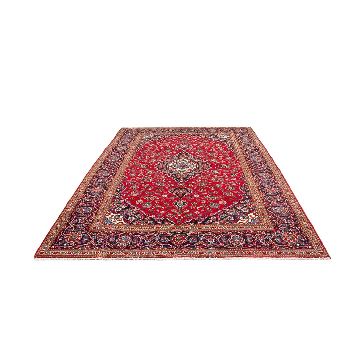 Alfombra persa - Keshan - 303 x 204 cm - rojo