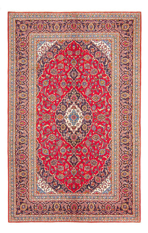Alfombra persa - Keshan - 302 x 205 cm - rojo