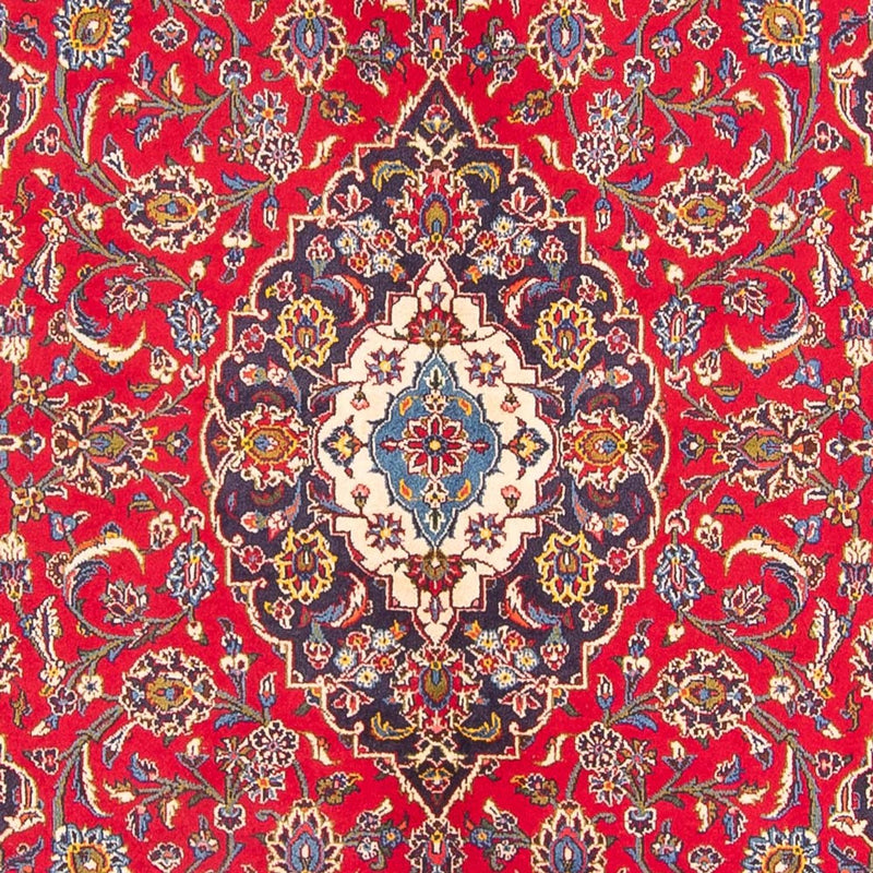 Alfombra persa - Keshan - 302 x 205 cm - rojo