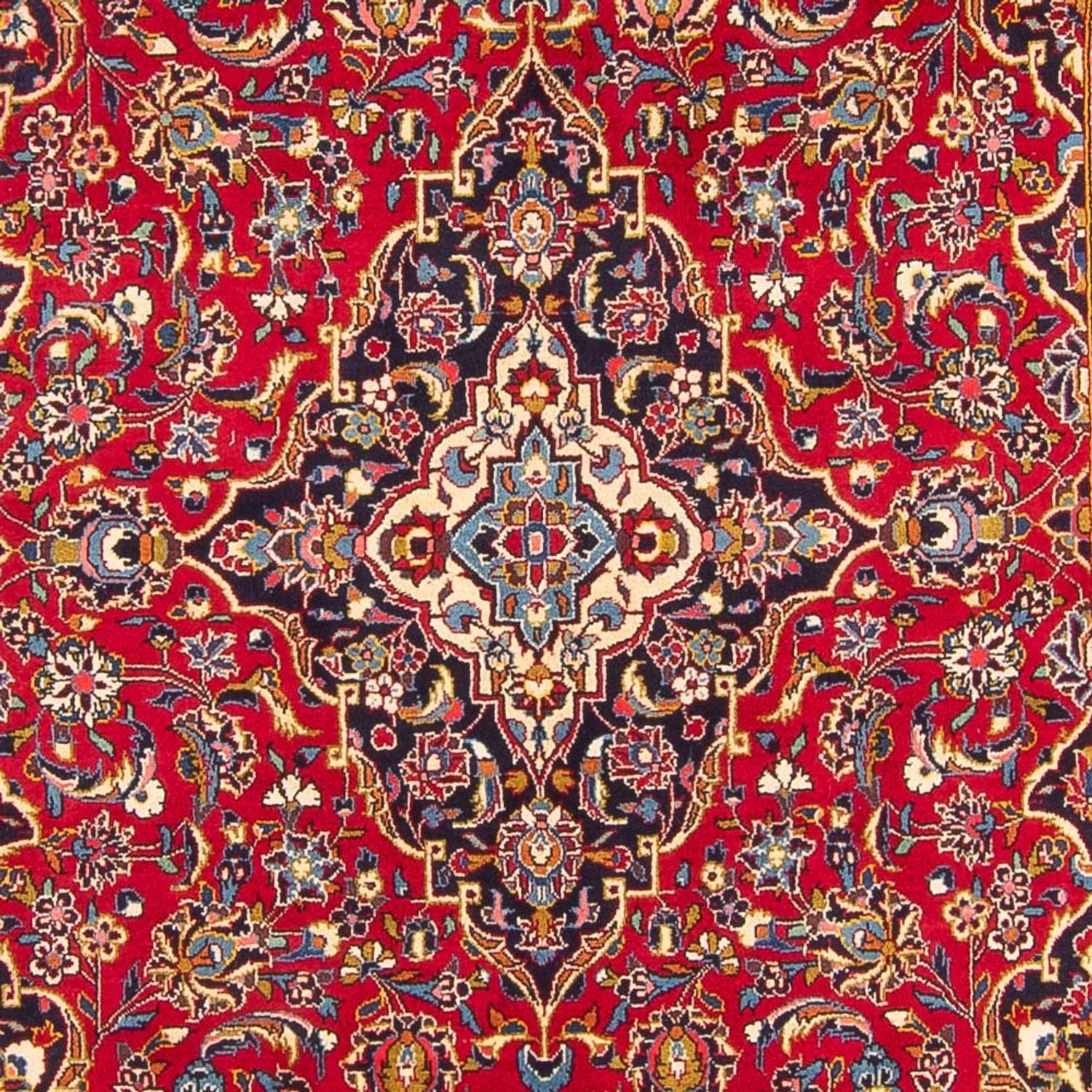 Alfombra persa - Keshan - 314 x 197 cm - rojo