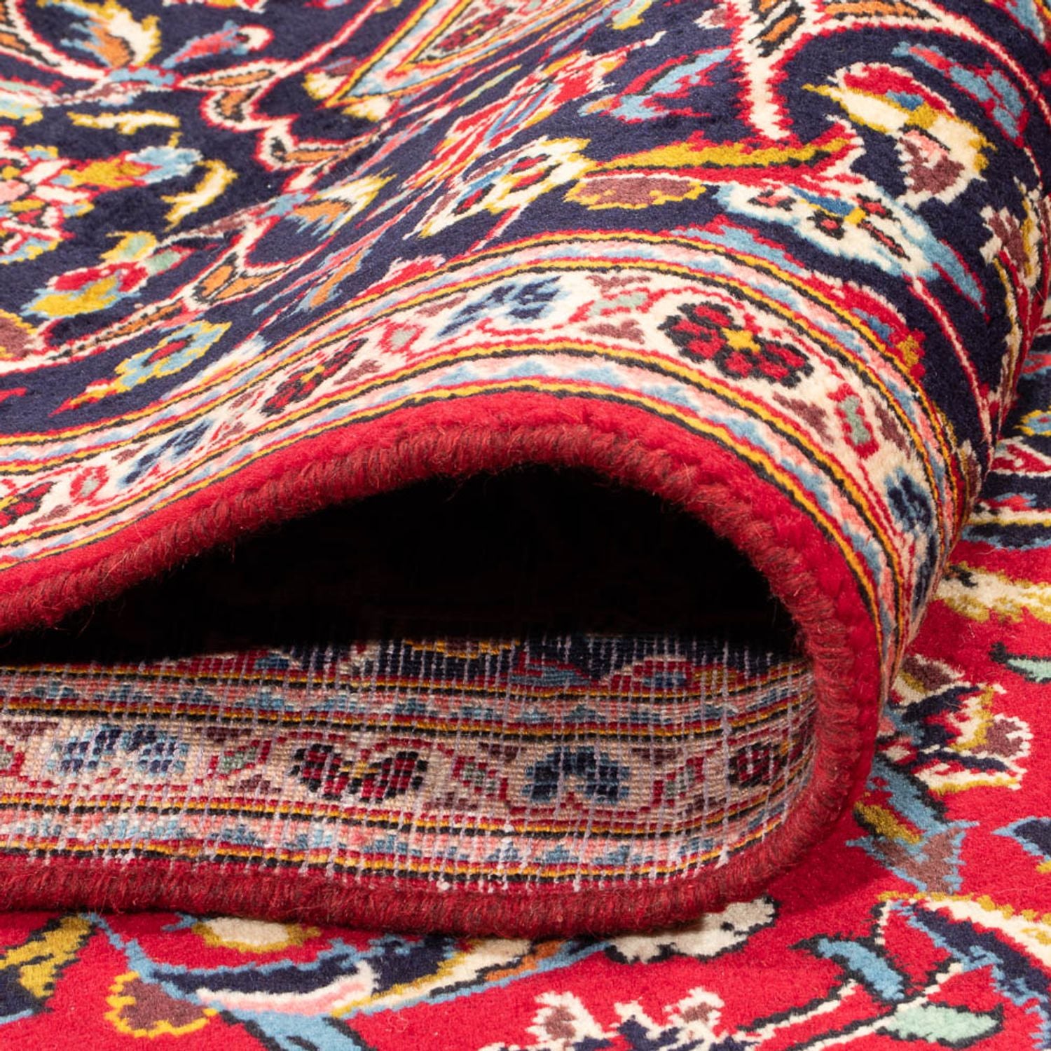 Alfombra persa - Keshan - 314 x 197 cm - rojo