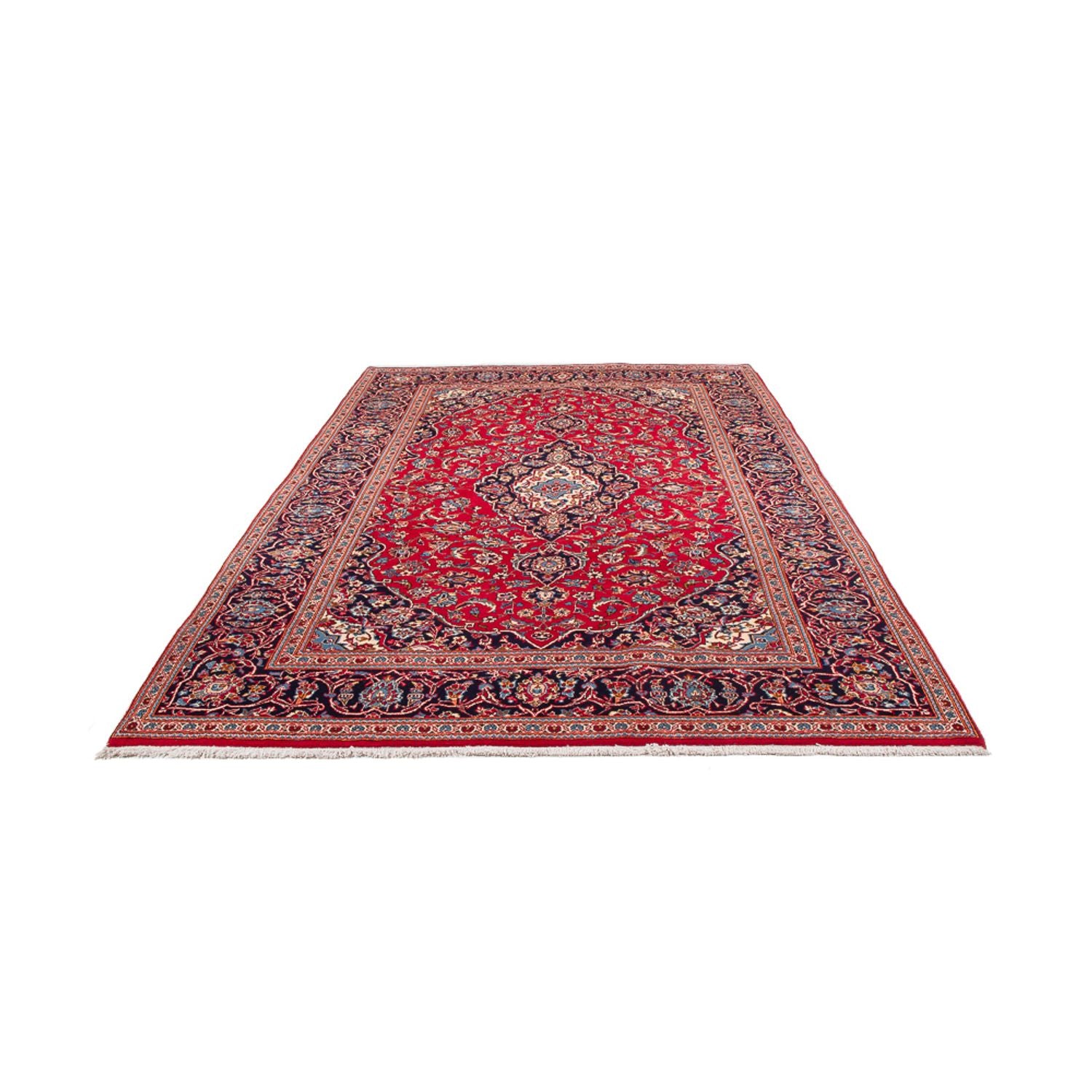 Alfombra persa - Keshan - 310 x 200 cm - rojo