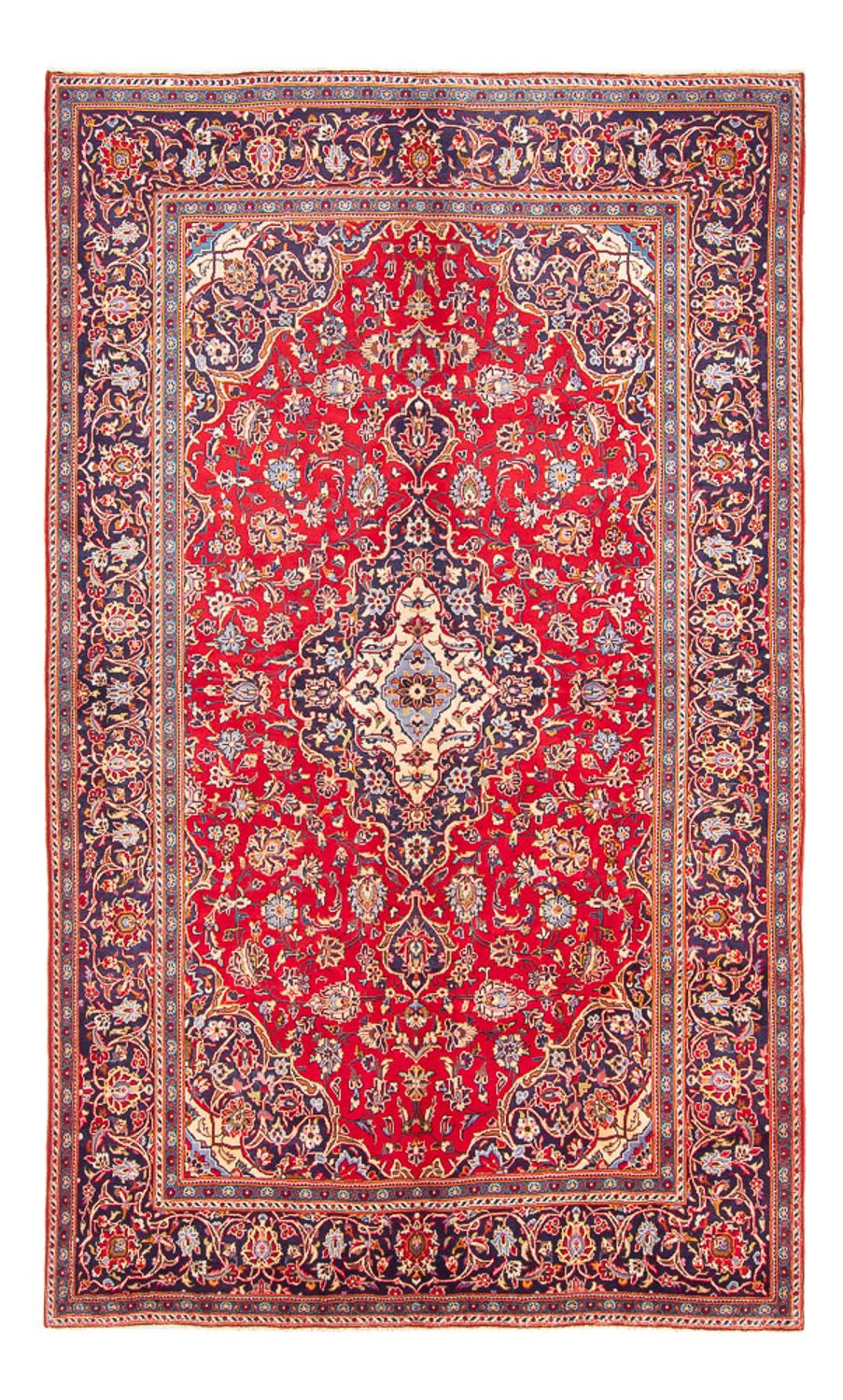 Alfombra persa - Keshan - 310 x 200 cm - rojo