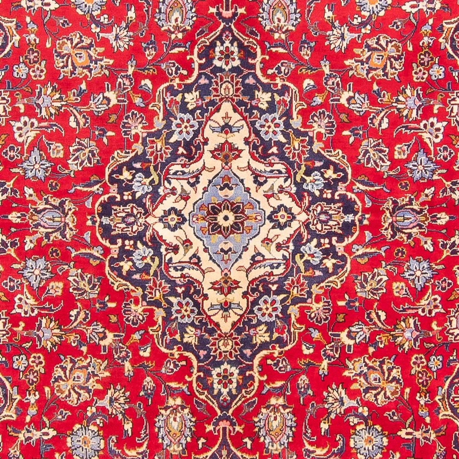 Alfombra persa - Keshan - 310 x 200 cm - rojo