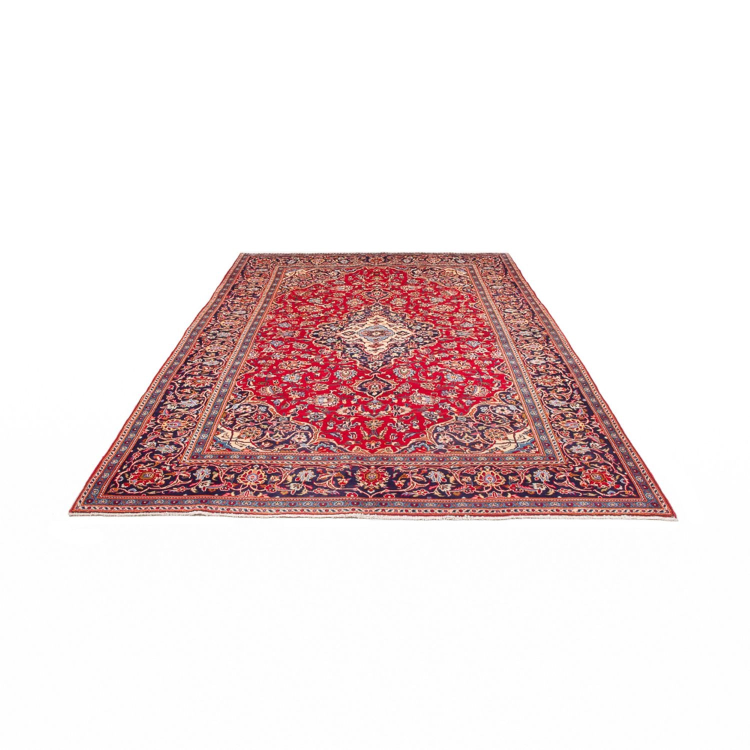 Alfombra persa - Keshan - 310 x 200 cm - rojo