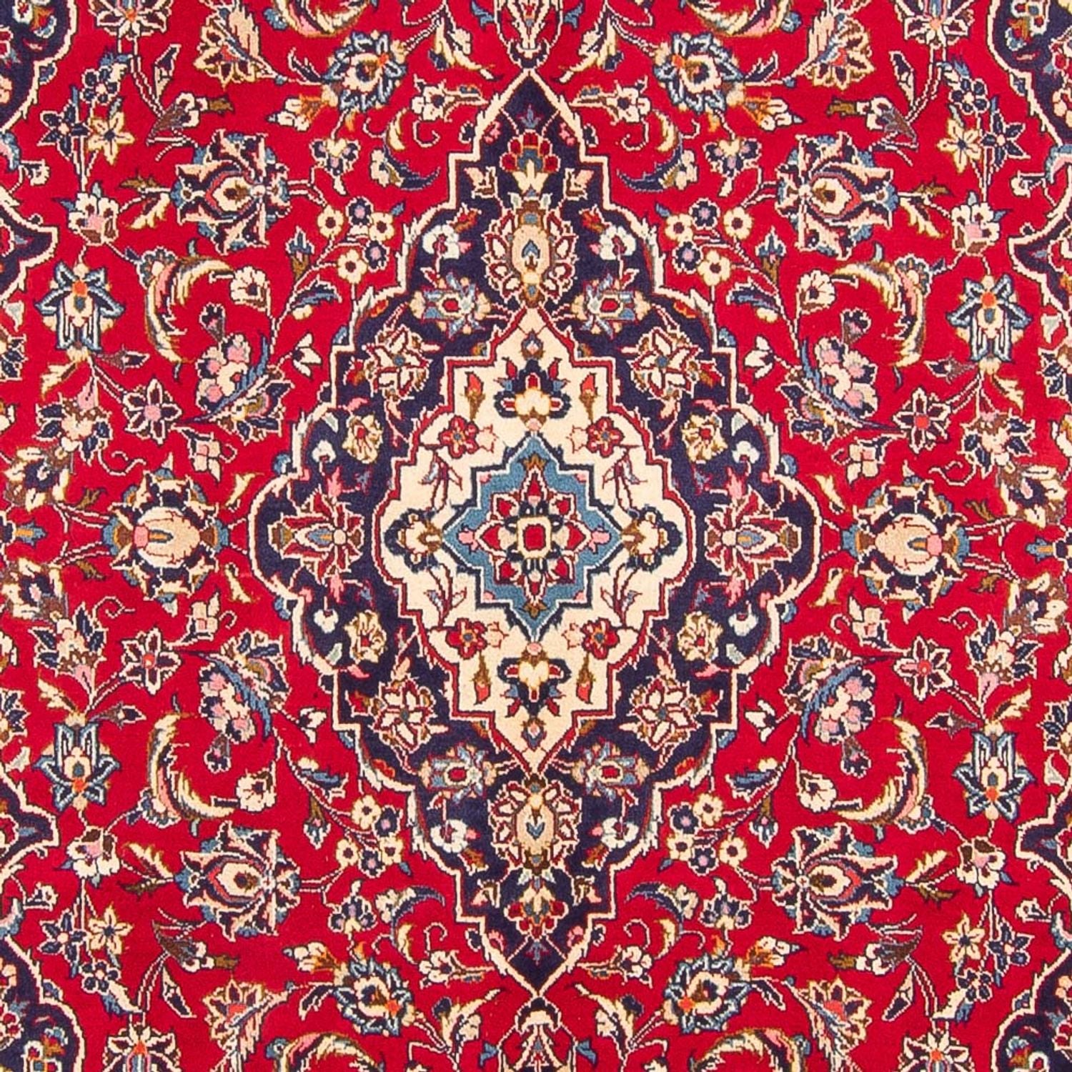Alfombra persa - Keshan - 310 x 200 cm - rojo