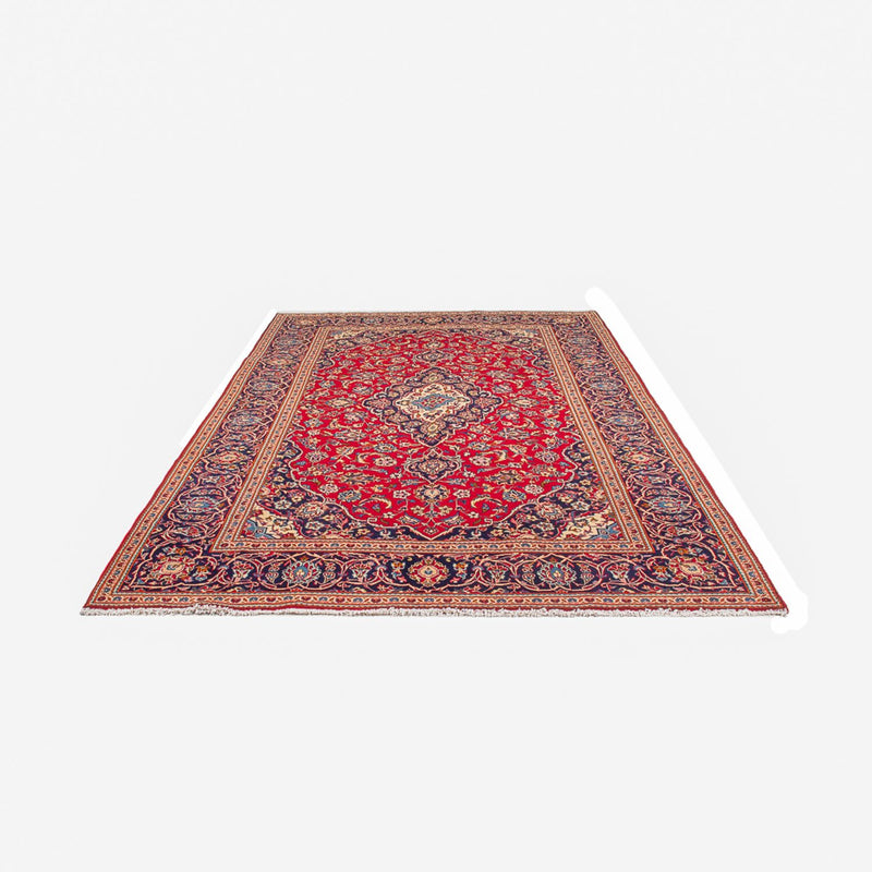Alfombra persa - Keshan - 310 x 200 cm - rojo