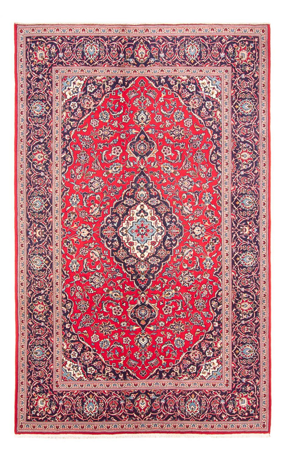Alfombra persa - Keshan - 311 x 200 cm - rojo