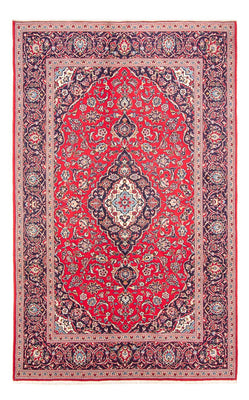 Alfombra persa - Keshan - 311 x 200 cm - rojo