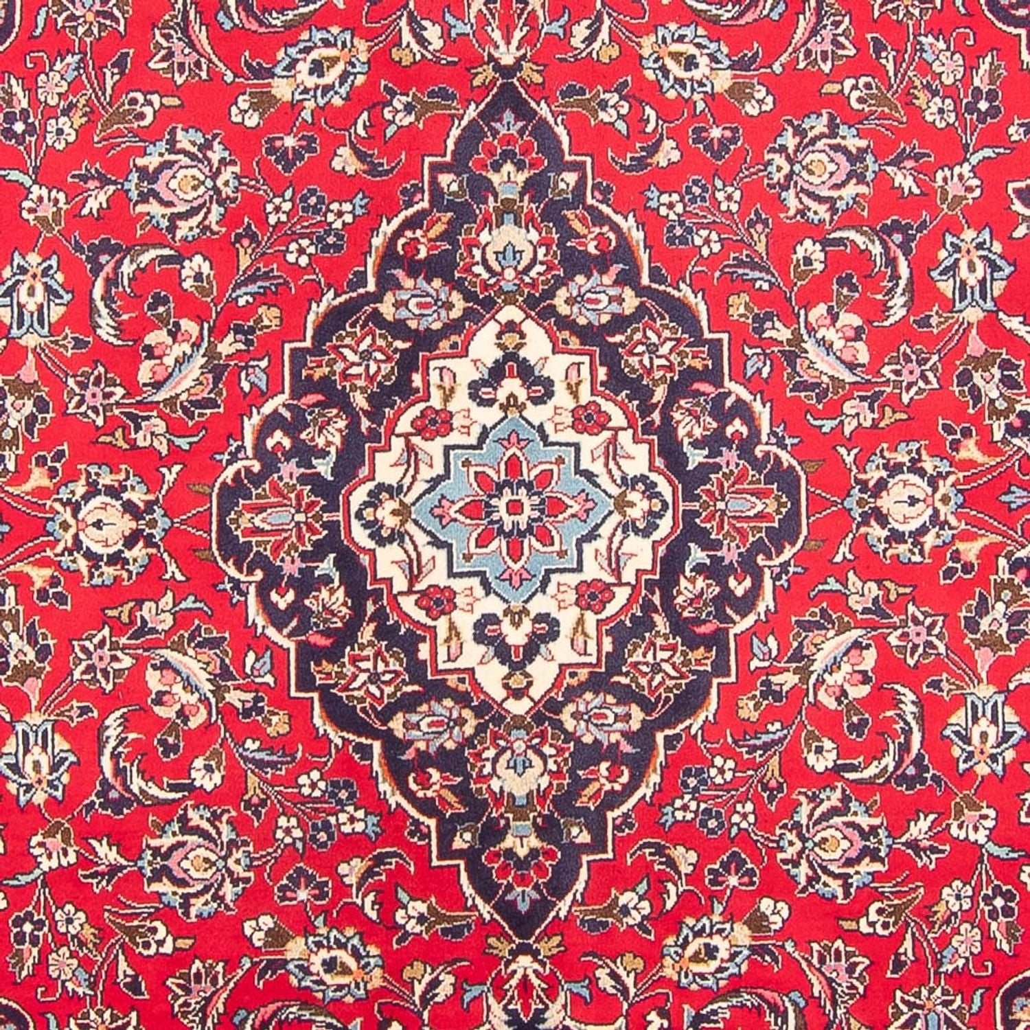 Alfombra persa - Keshan - 311 x 200 cm - rojo
