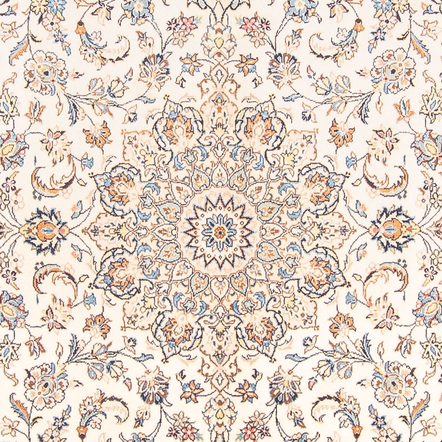 Alfombra persa - Keshan - 314 x 198 cm - crema