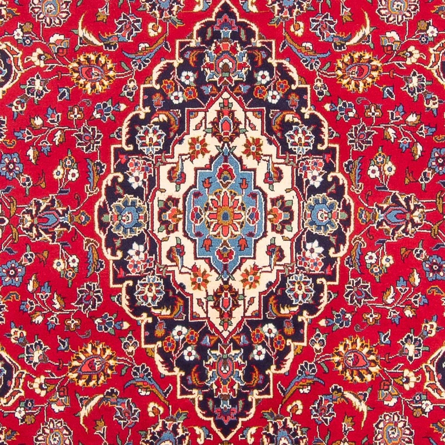 Alfombra persa - Keshan - 300 x 208 cm - rojo