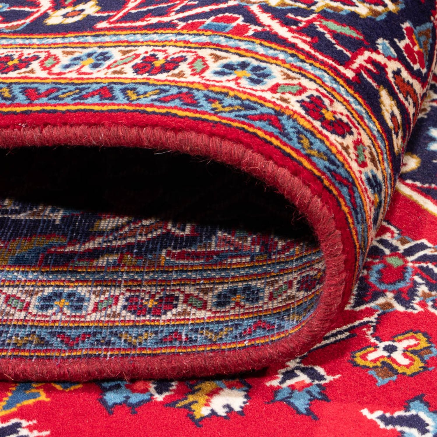 Alfombra persa - Keshan - 300 x 208 cm - rojo