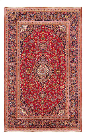 Alfombra persa - Keshan - 305 x 205 cm - rojo