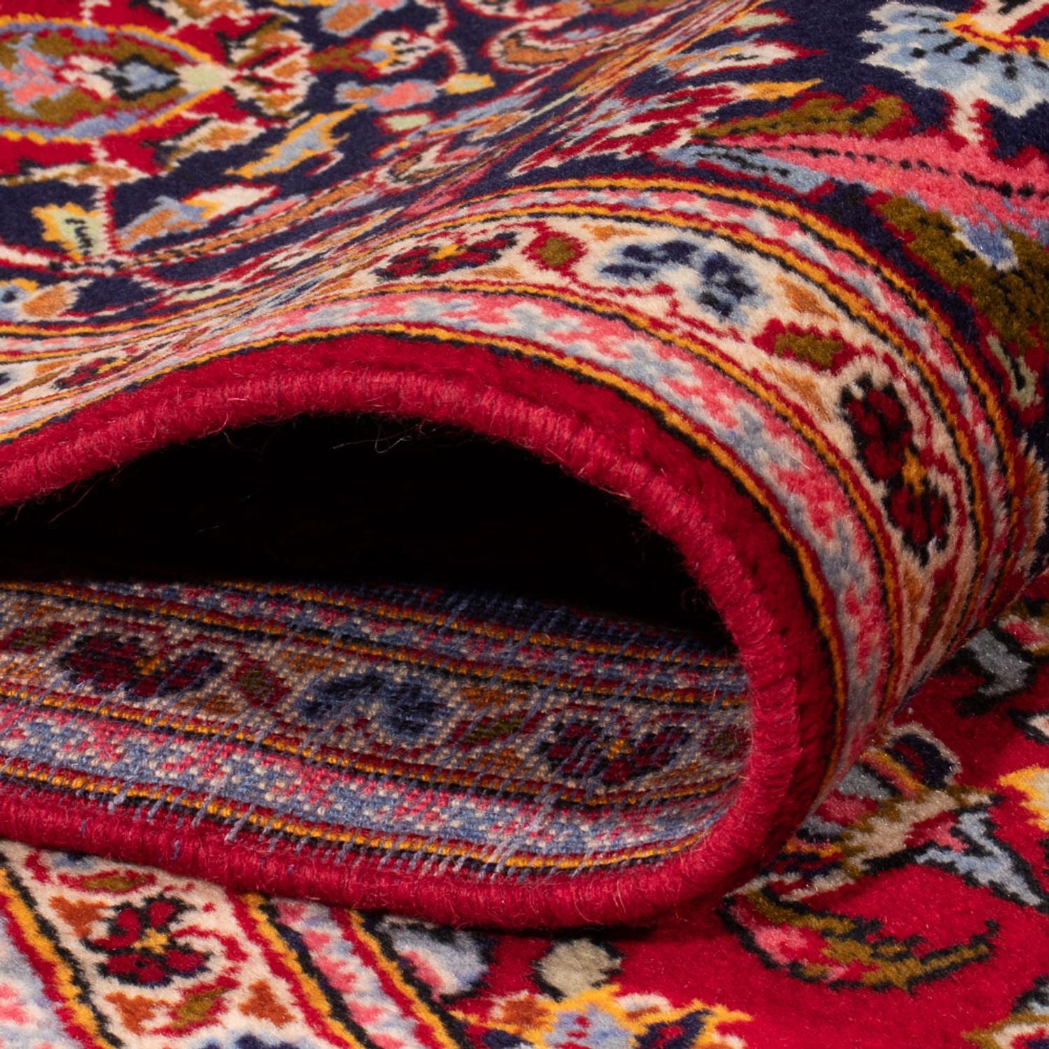 Alfombra persa - Keshan - 305 x 205 cm - rojo
