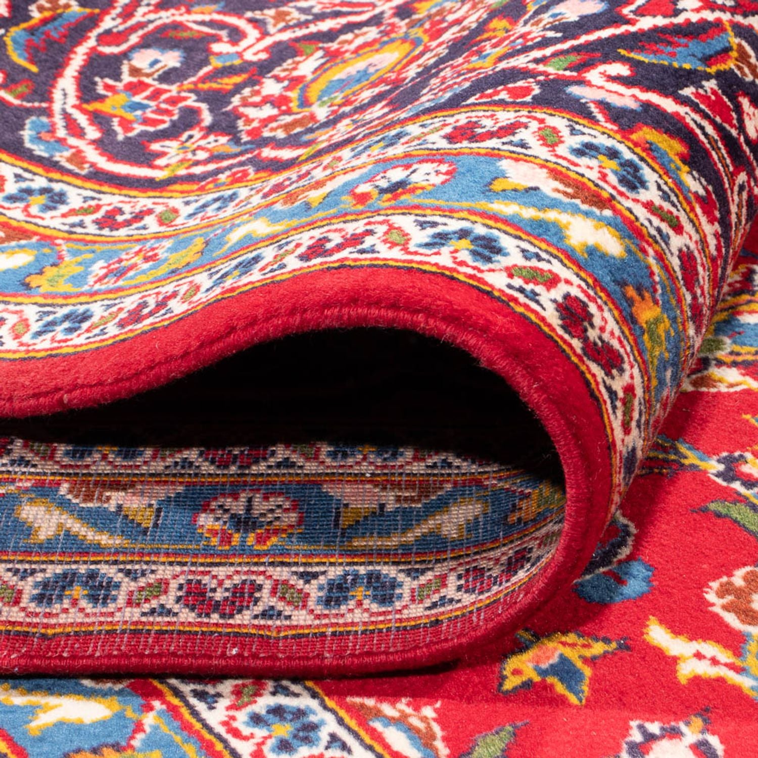 Alfombra persa - Keshan cuadrado  - 254 x 246 cm - rojo