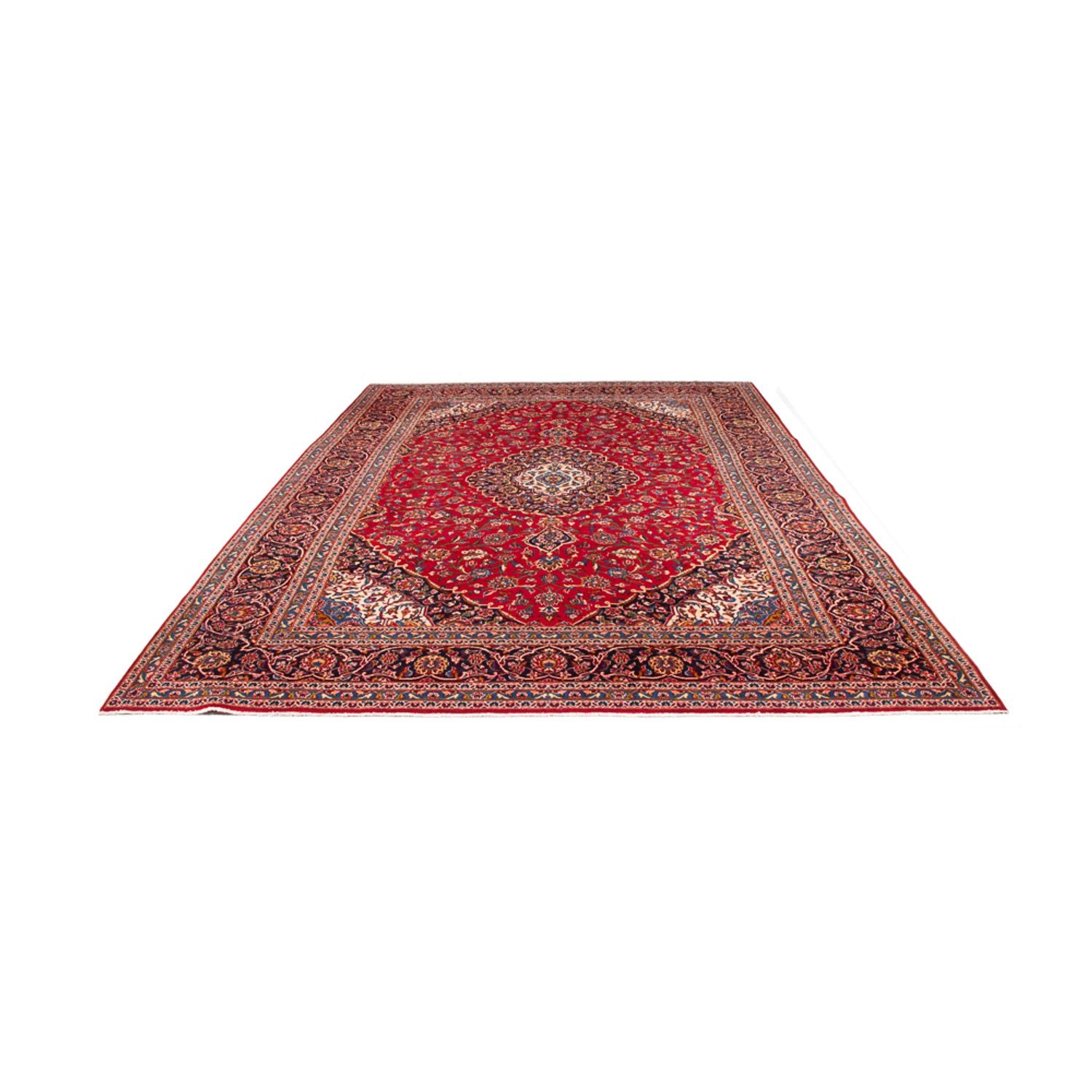 Alfombra persa - Keshan cuadrado  - 254 x 246 cm - rojo