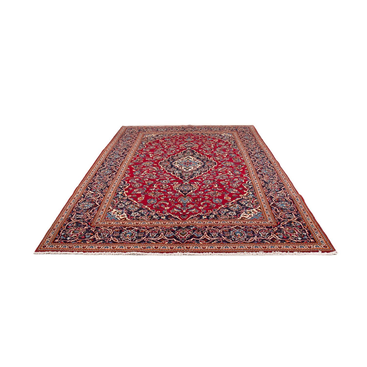 Alfombra persa - Keshan - 313 x 200 cm - rojo