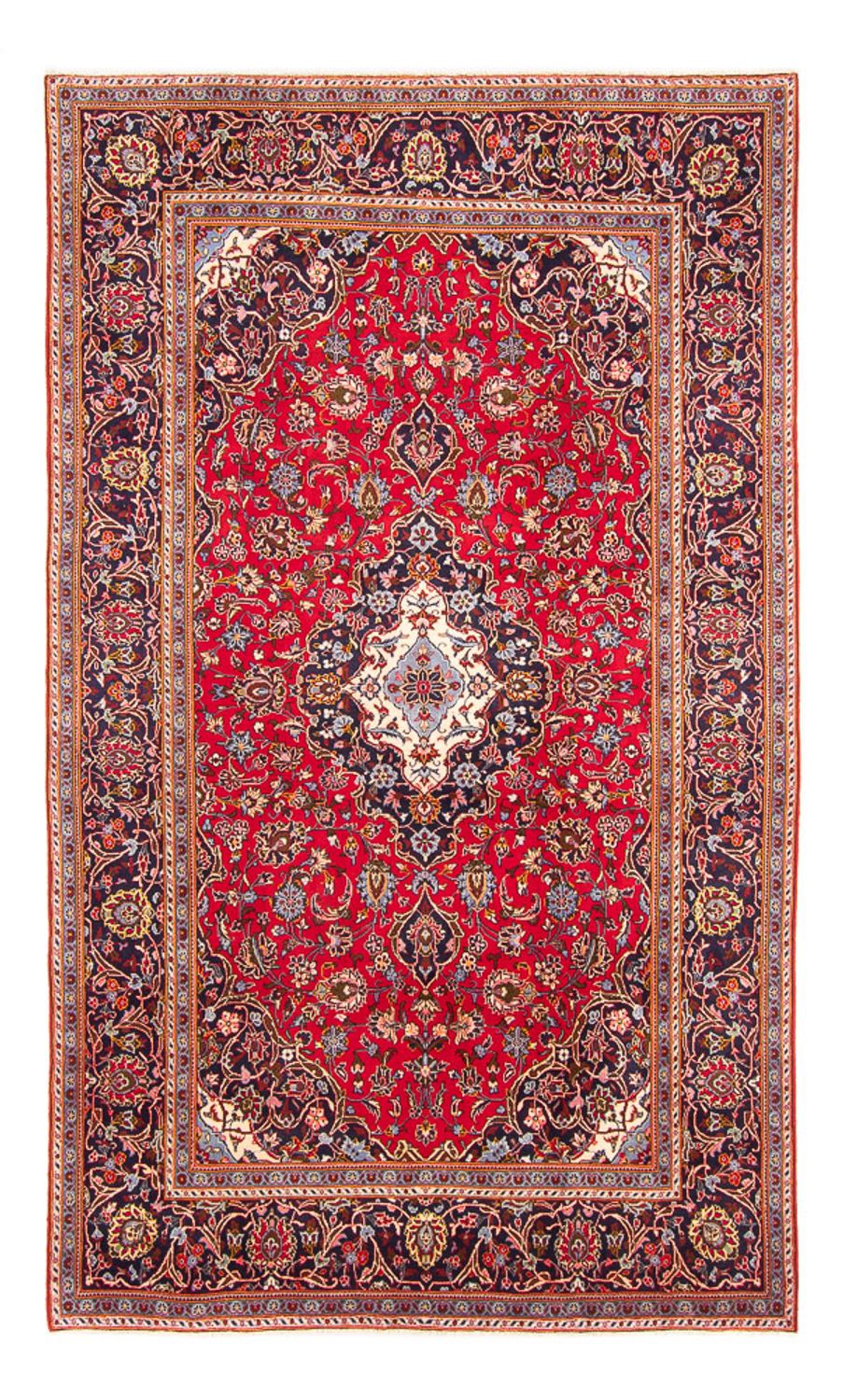 Alfombra persa - Keshan - 313 x 200 cm - rojo